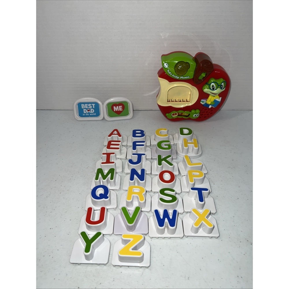 LeapFrog Tad's Fridge Phonics Magnetic Alphabet TESTED WORKS
